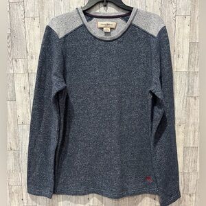 Tommy Bahama Fleece Sweatshirt Men's Medium Crew Neck Pullover Cotton Blend